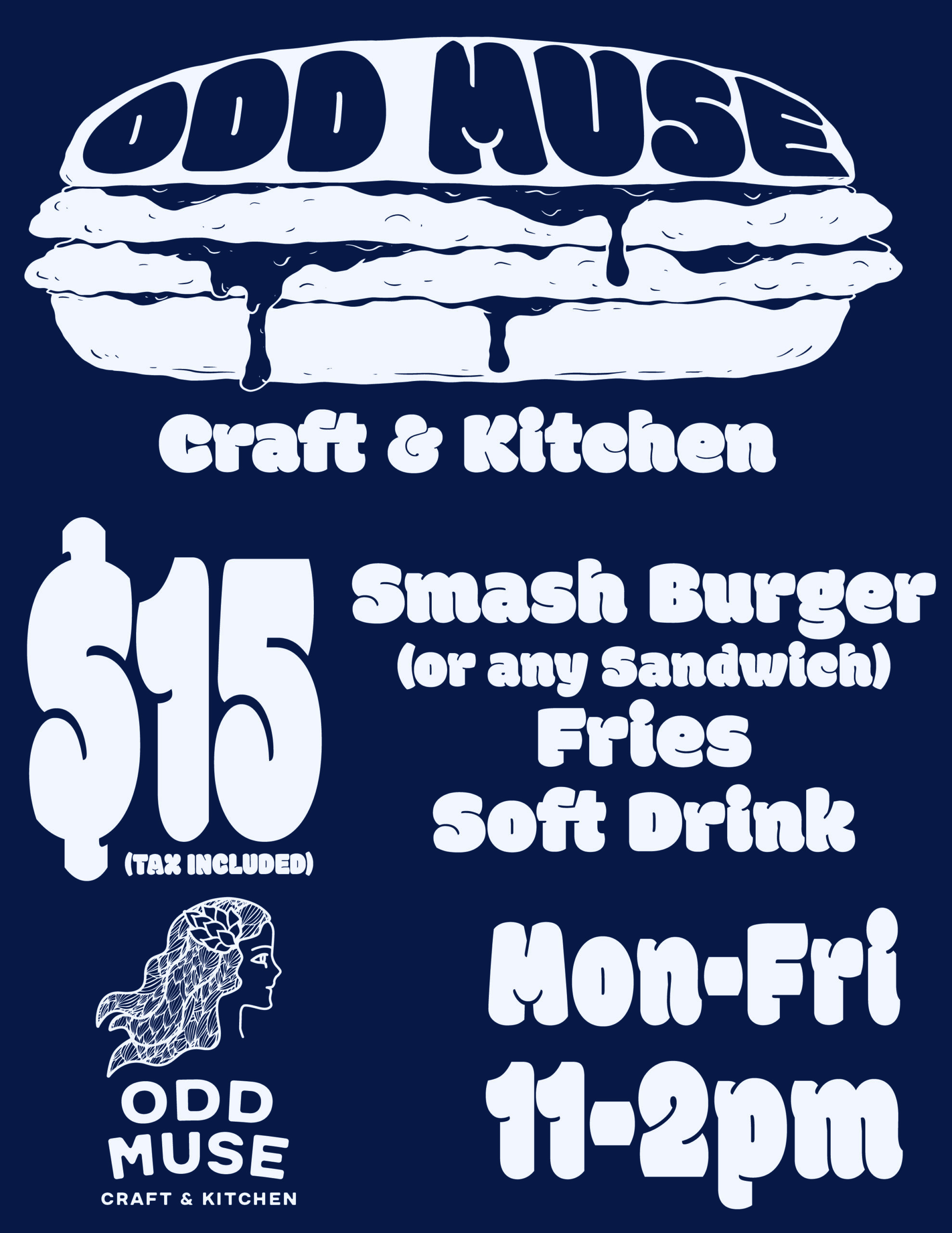 Weekday Lunch Special at ODD Muse Craft & Kitchen